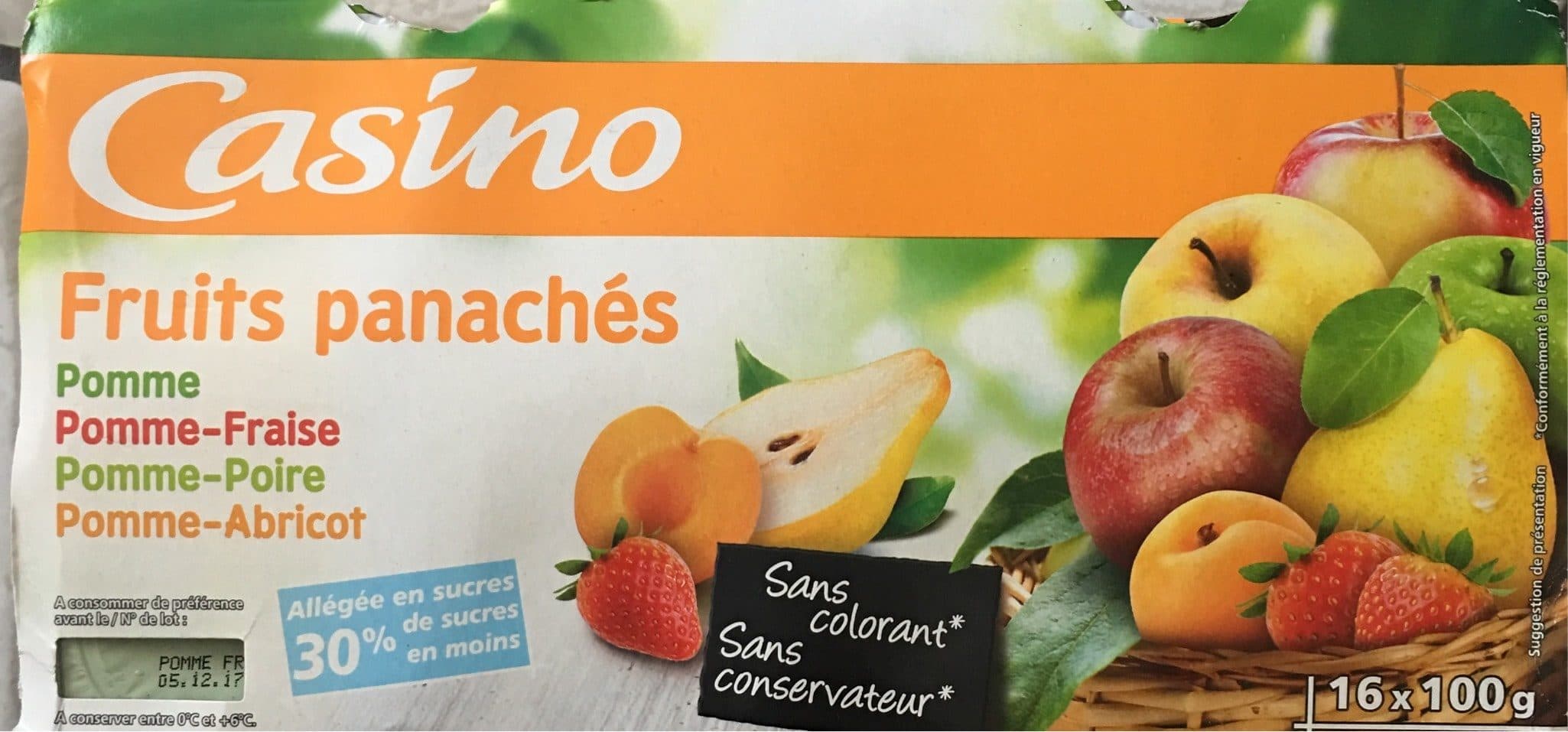 Casino Fruits panachés allégés en sucre packshot
