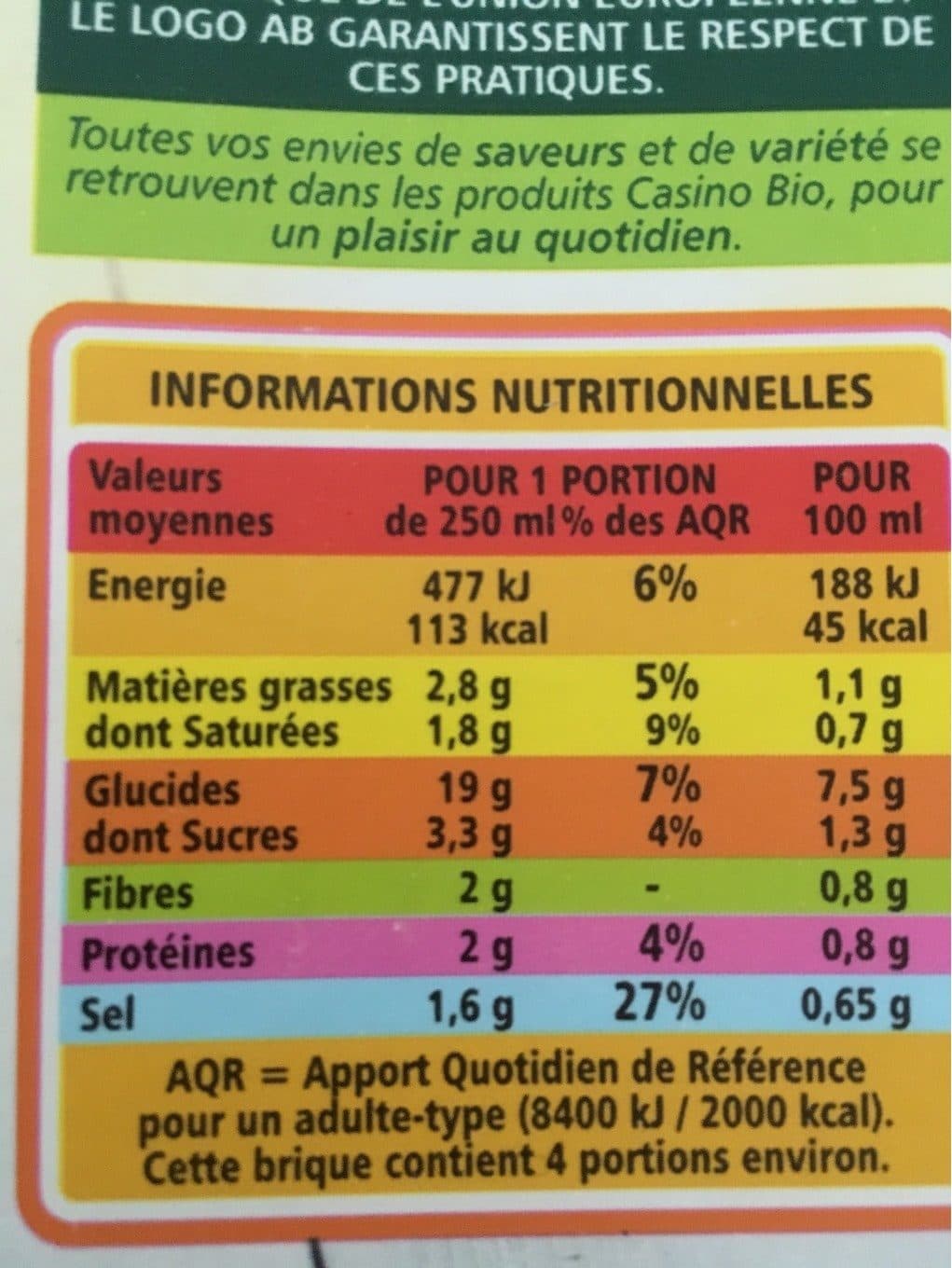 Casino Velouté 8 légumes BIO packshot
