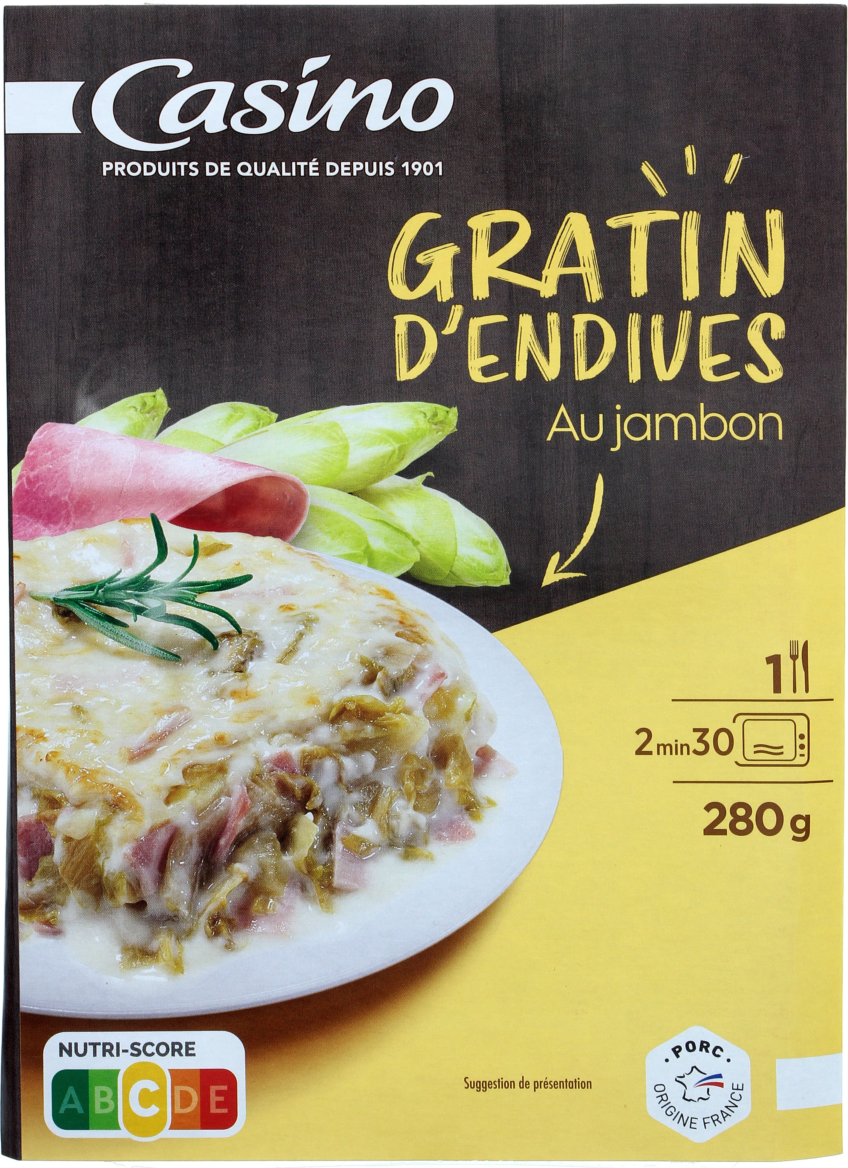 Casino Gratin d'endives Au Jambon packshot