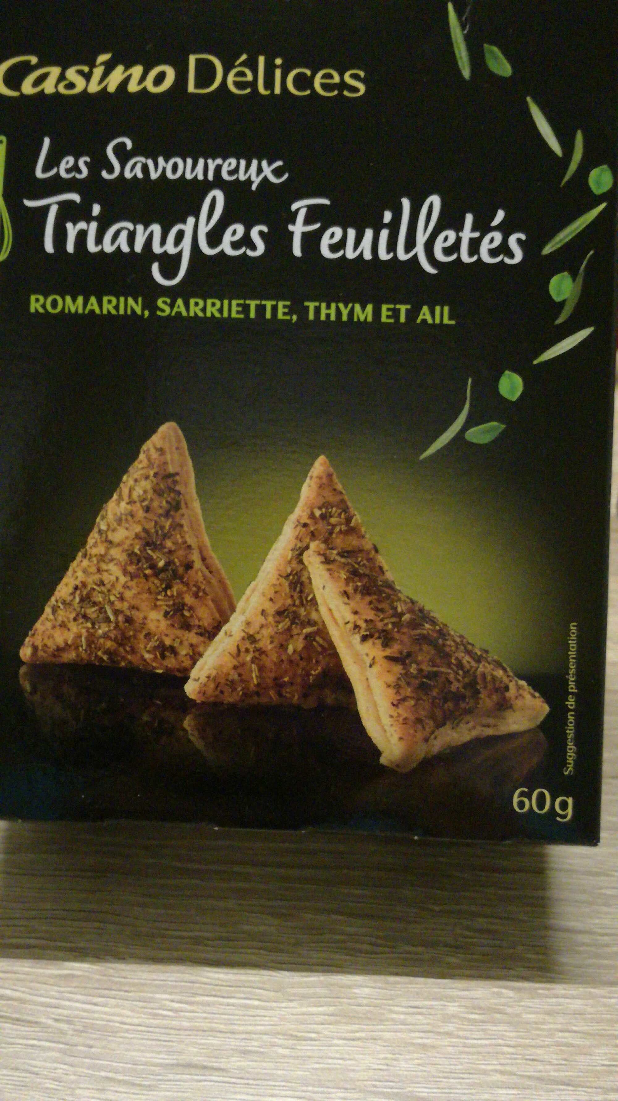 Casino Triangles Feuilletés Romarin Sarriette Thym et ail PB packshot