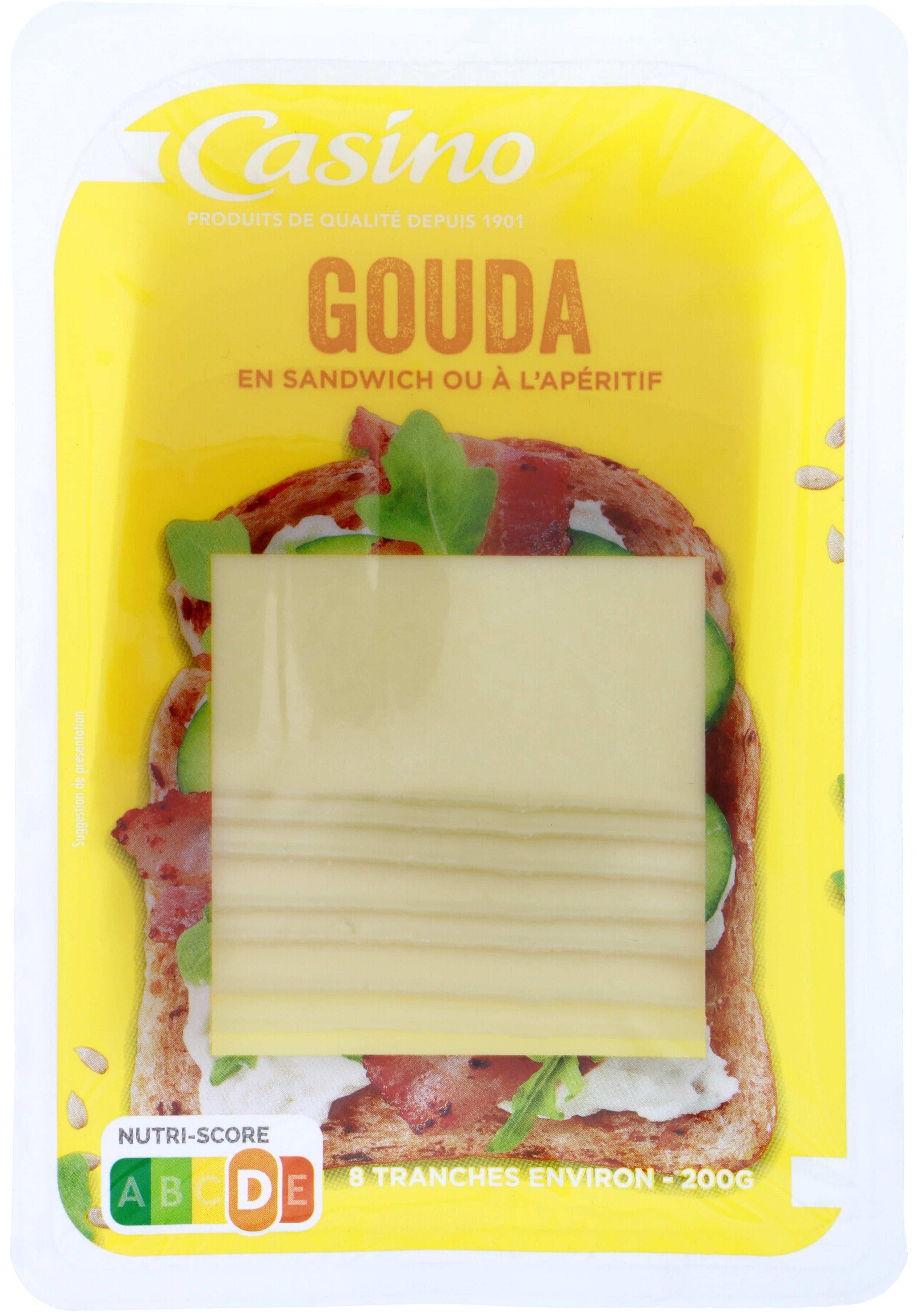Casino Gouda - 8 tranches environ packshot