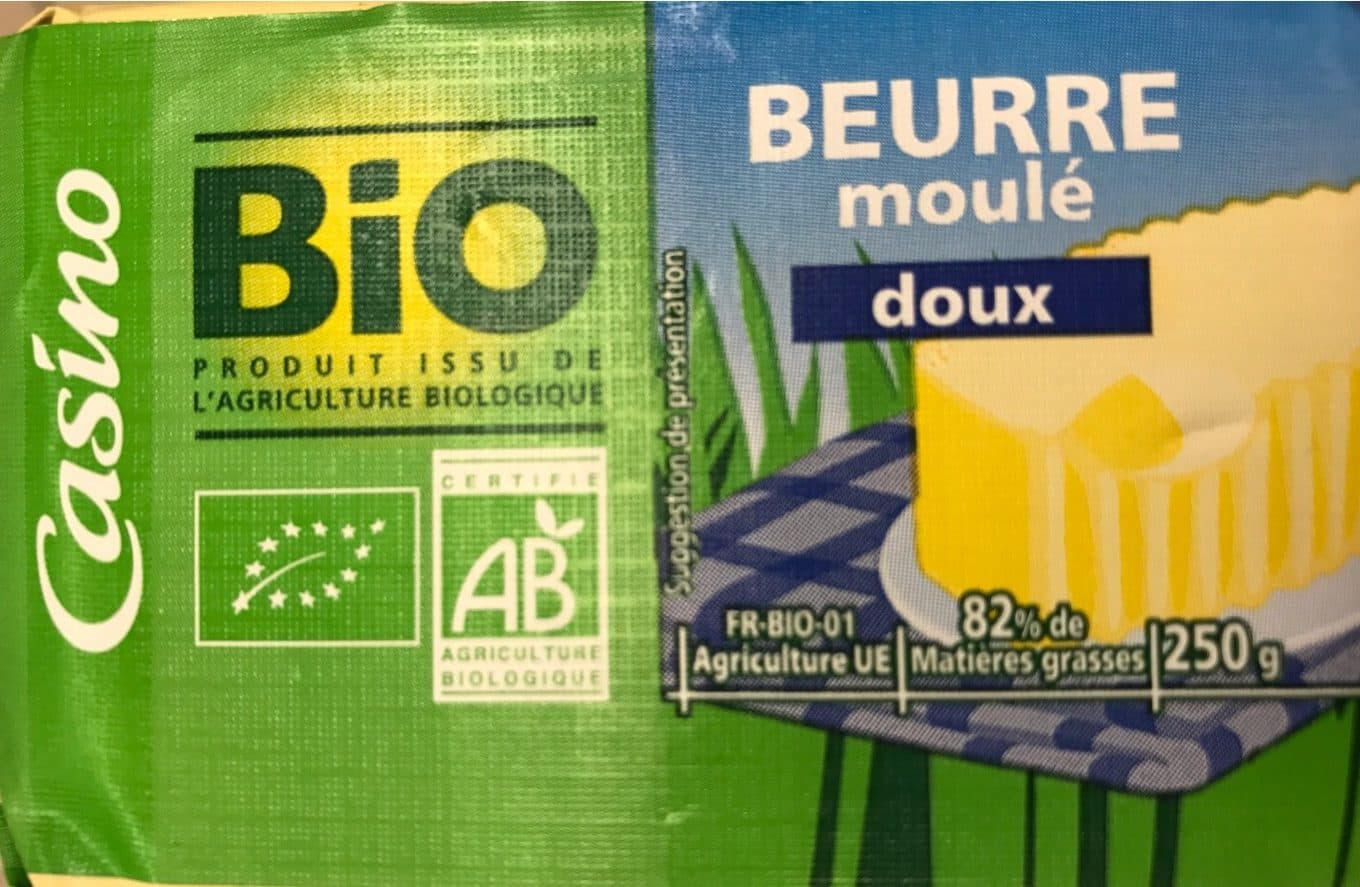 Casino Beurre moule bio doux packshot