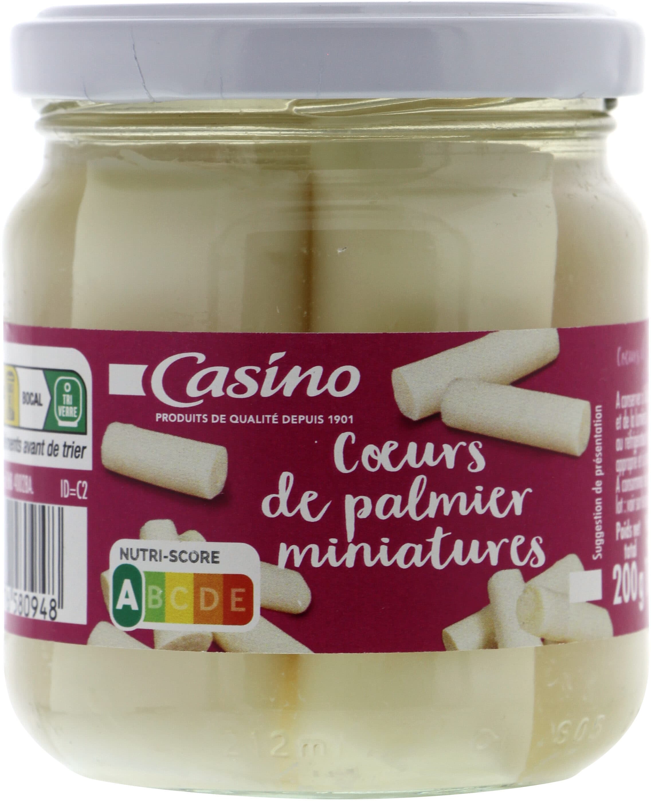 Casino Coeurs de palmier miniatures packshot