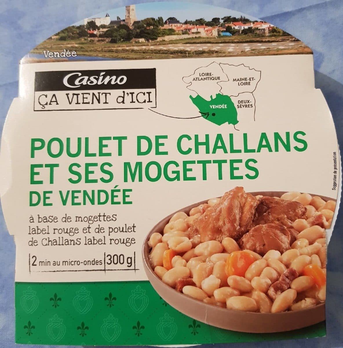 Casino Poulet de Challans et mogettes de vendée packshot