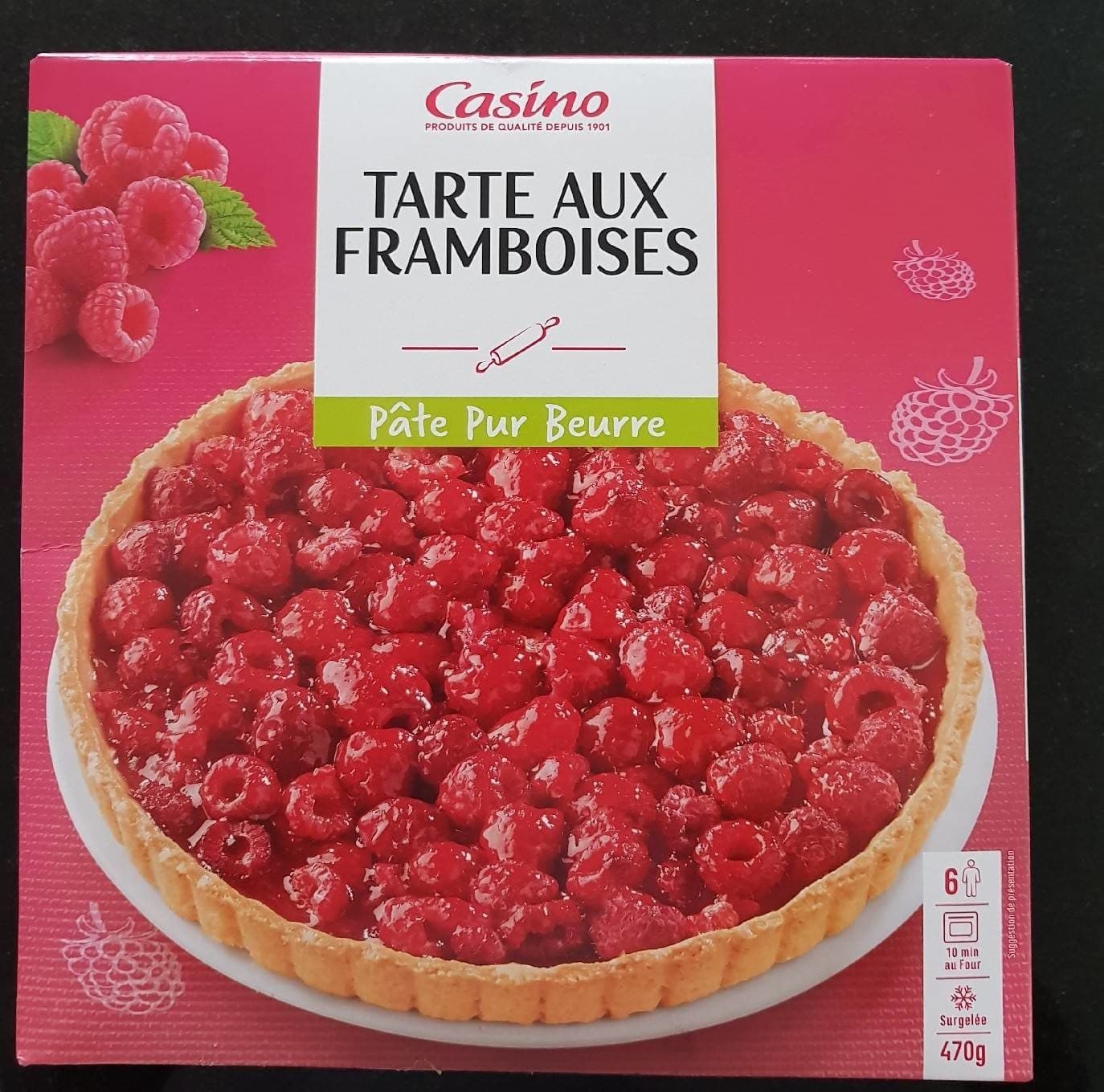 Casino Tarte aux framboises packshot