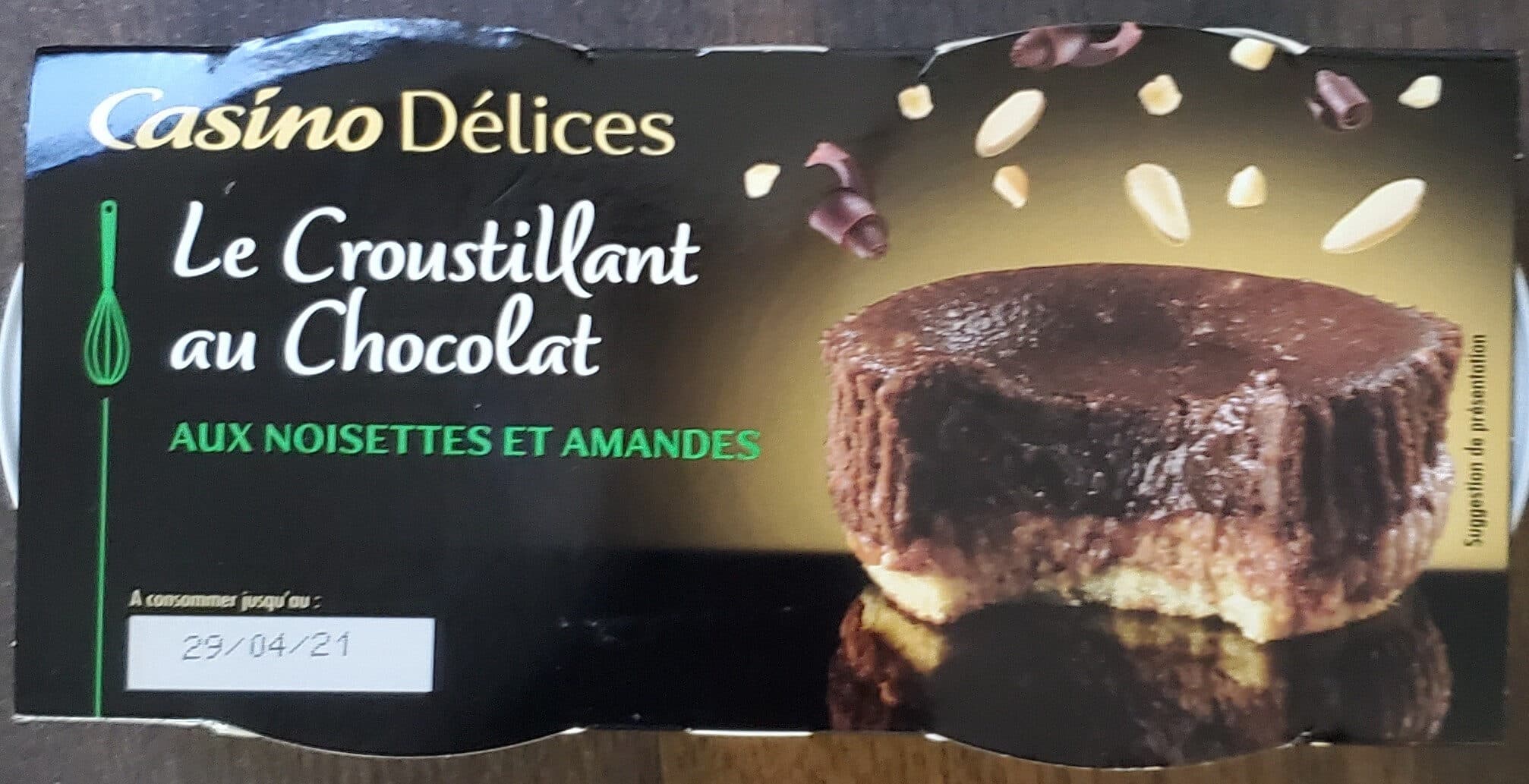 Casino Le croustillant au chocolat aux noisettes et amandes packshot