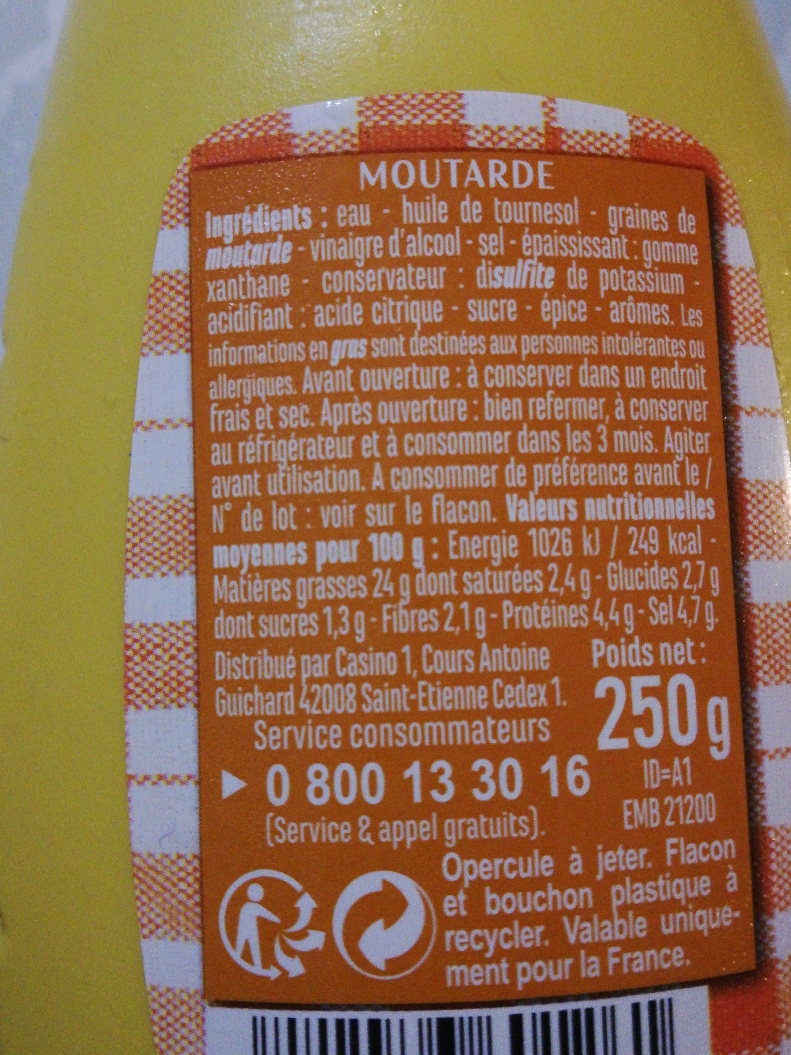 Casino Moutarde mi-forte packshot