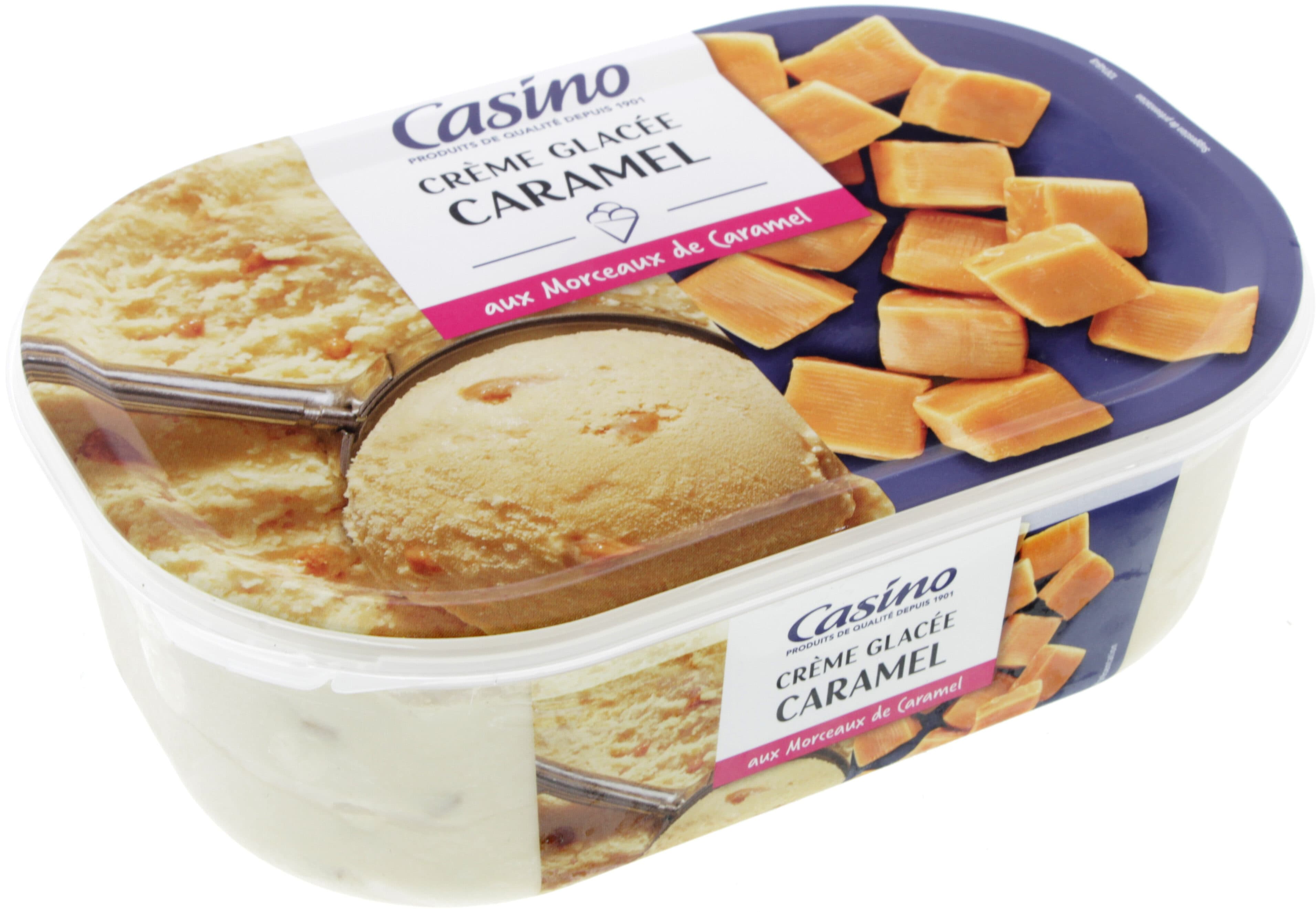 Casino Crème glacée caramel aux morceaux de caramel packshot