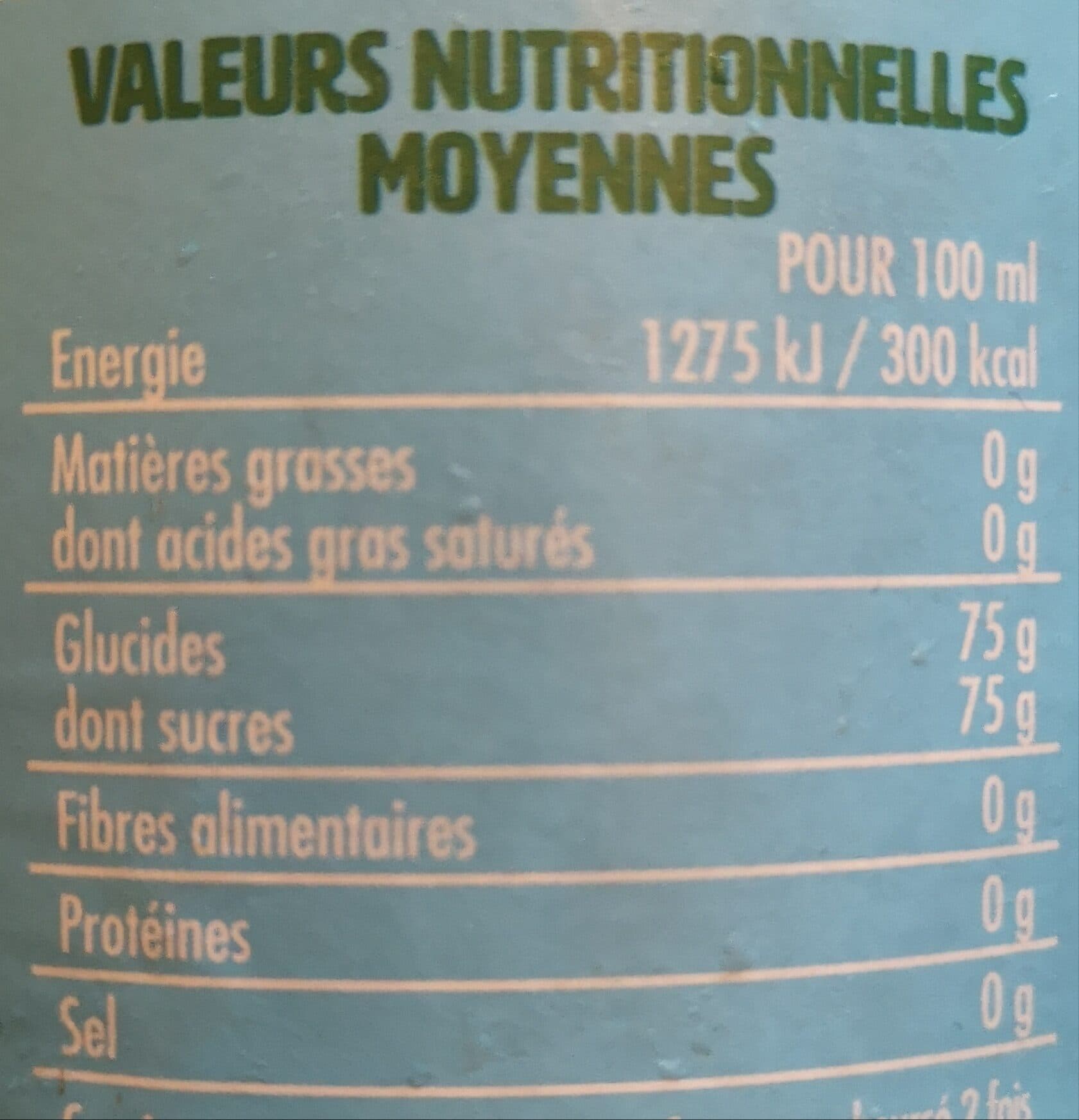 Casino Sirop de menthe glaciale pur sucre packshot