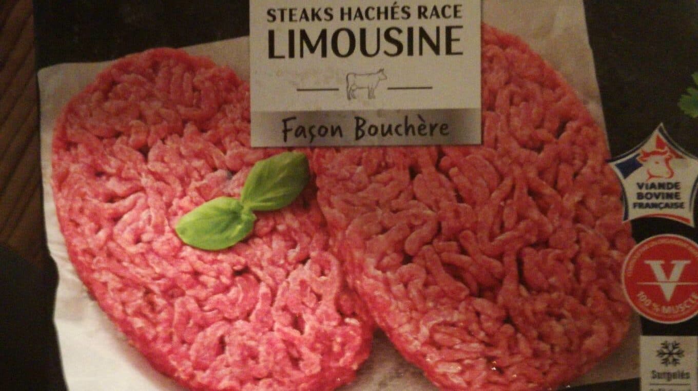 Casino Steaks hachés race limousin façon bouchère packshot