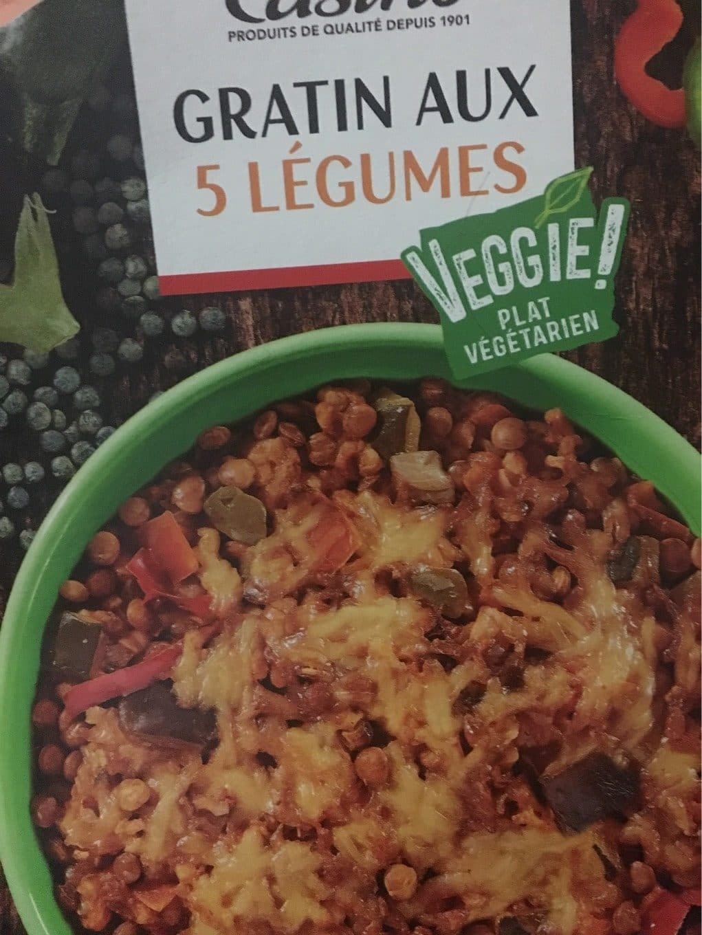 Casino Gratin aux 5 légumes packshot
