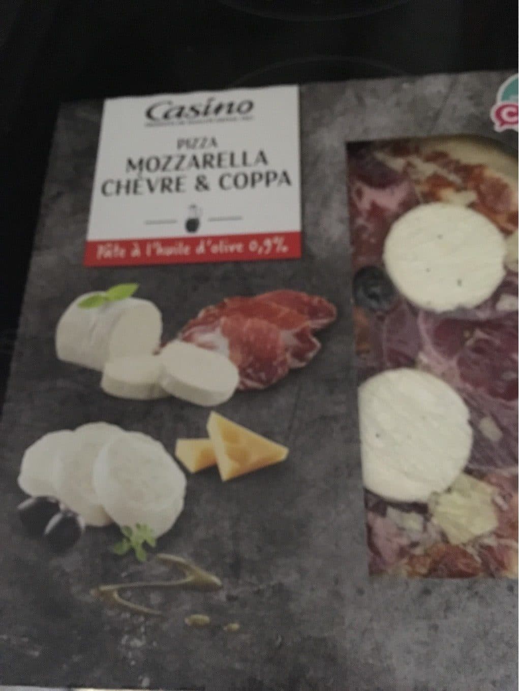 Casino Pizza Mozzarella Chèvre & Coppa packshot