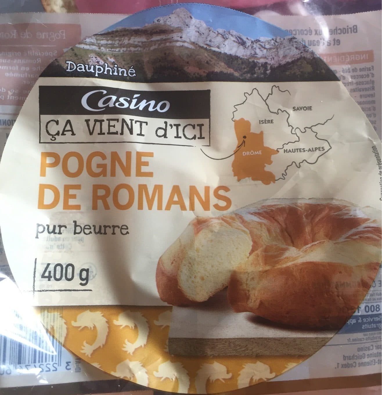 Casino Pogne de Romans - pur beurre packshot