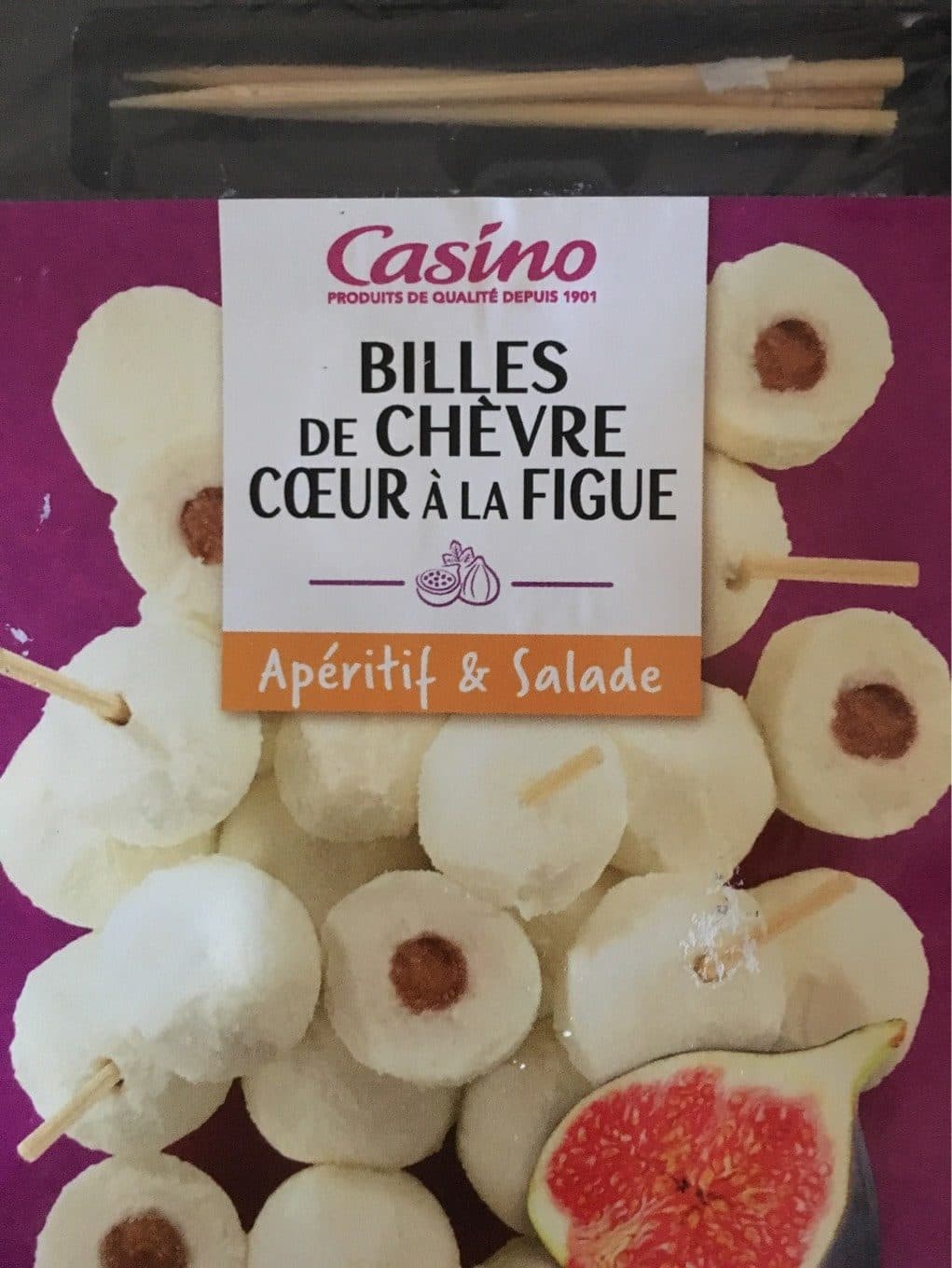 Casino Billes de chèvre coeur à la figue packshot