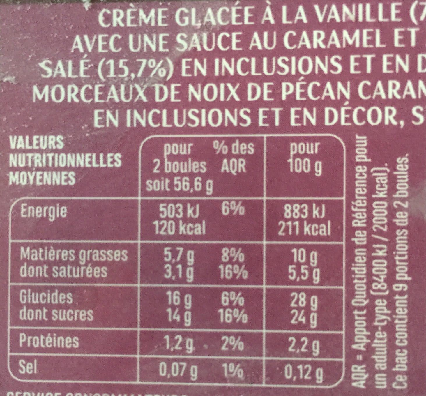 Casino Vanillé Pécan sauce caramel au beurre salé & éclats de noix de pécan caramélisés packshot