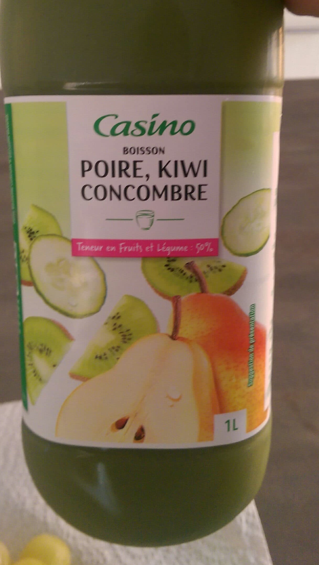 Casino Boisson Poire Kiwi Concombre packshot