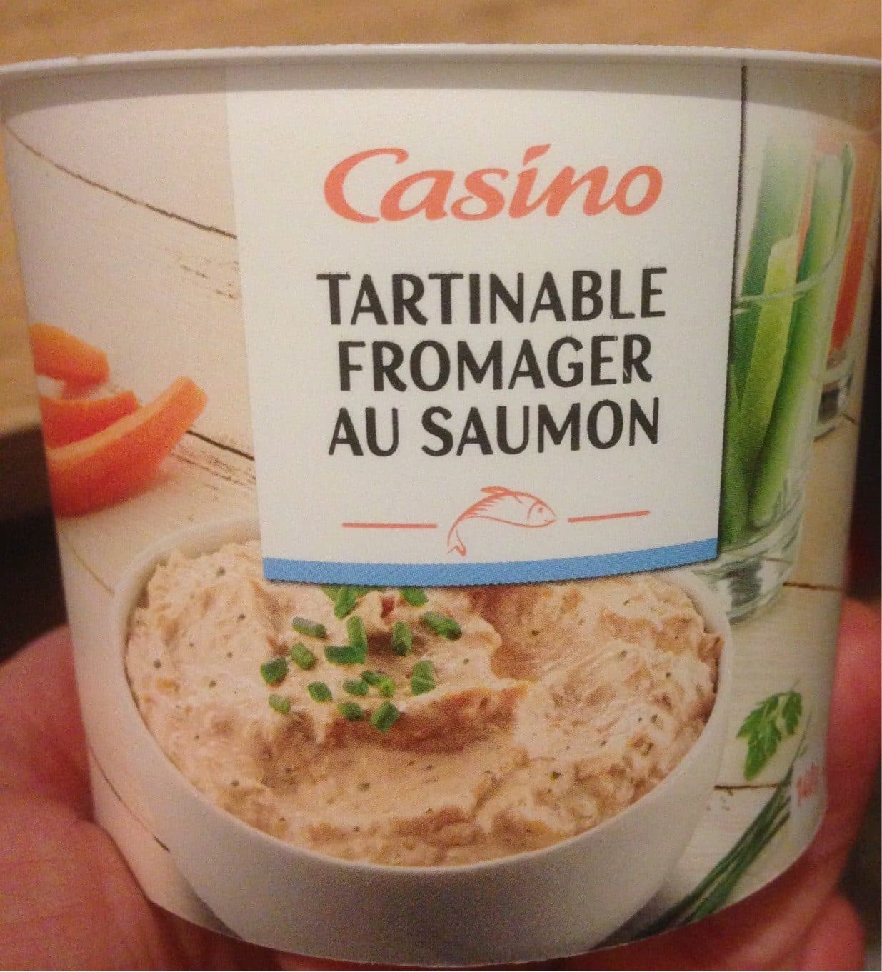 Casino Tartinable fromager au saumon packshot