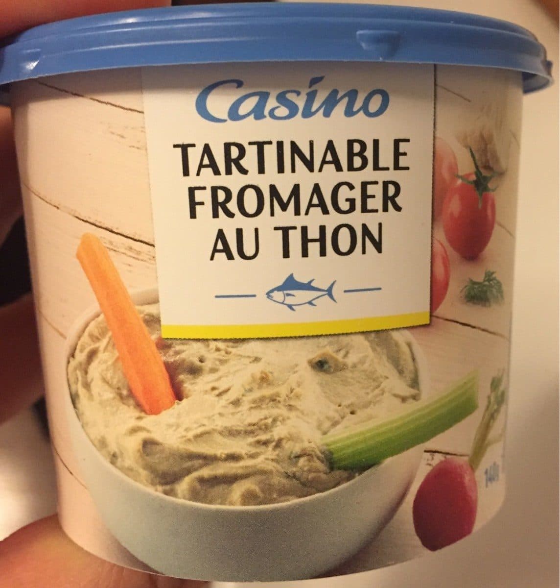 Casino Tartinable fromager au thon packshot