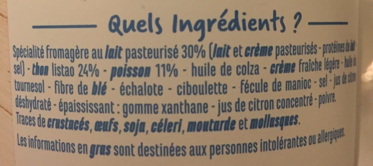 Casino Tartinable fromager au thon packshot
