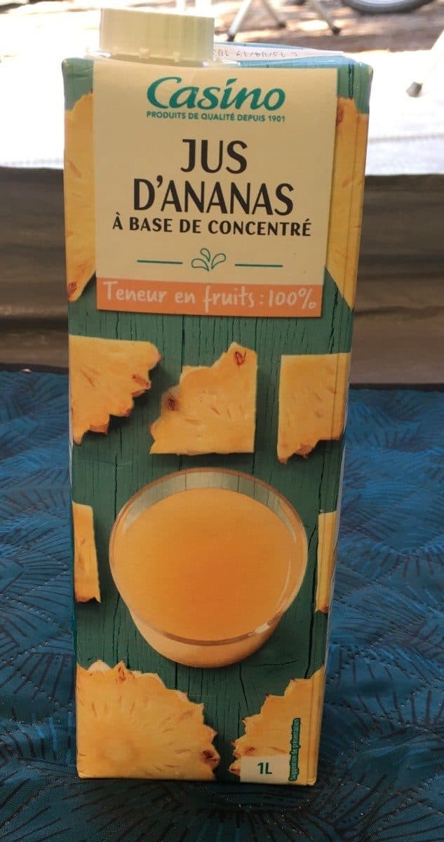 Casino Jus d'ananas à base de concentré packshot