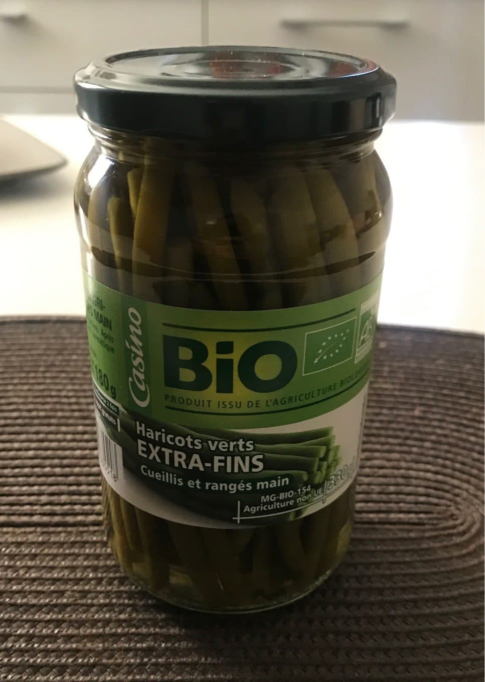 Casino Haricots verts extra-fins cueillis et rangés main BIO packshot