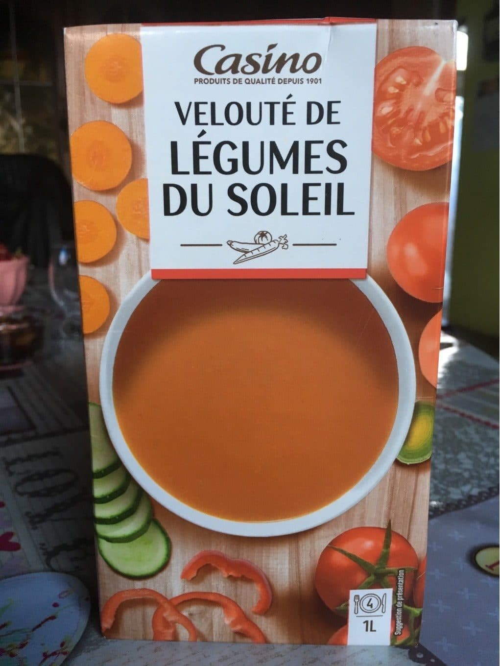 Casino Le savoureux VELOUTE DE LEGUMES DU SOLEIL packshot