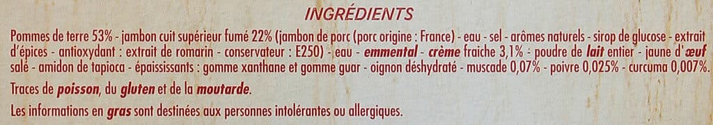 Casino Pavé de jambon gratin dauphinois packshot