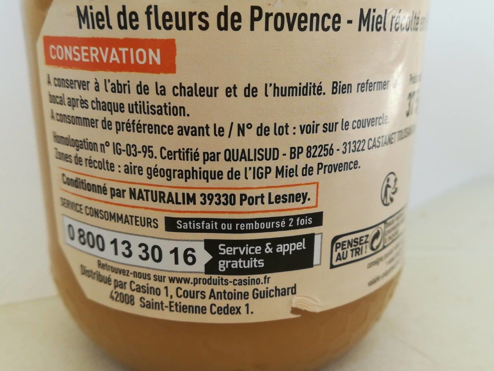 Ca vient d'Ici Miel de fleurs de Provence packshot