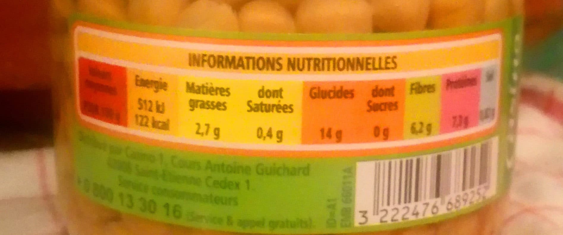 Casino Pois chiches packshot