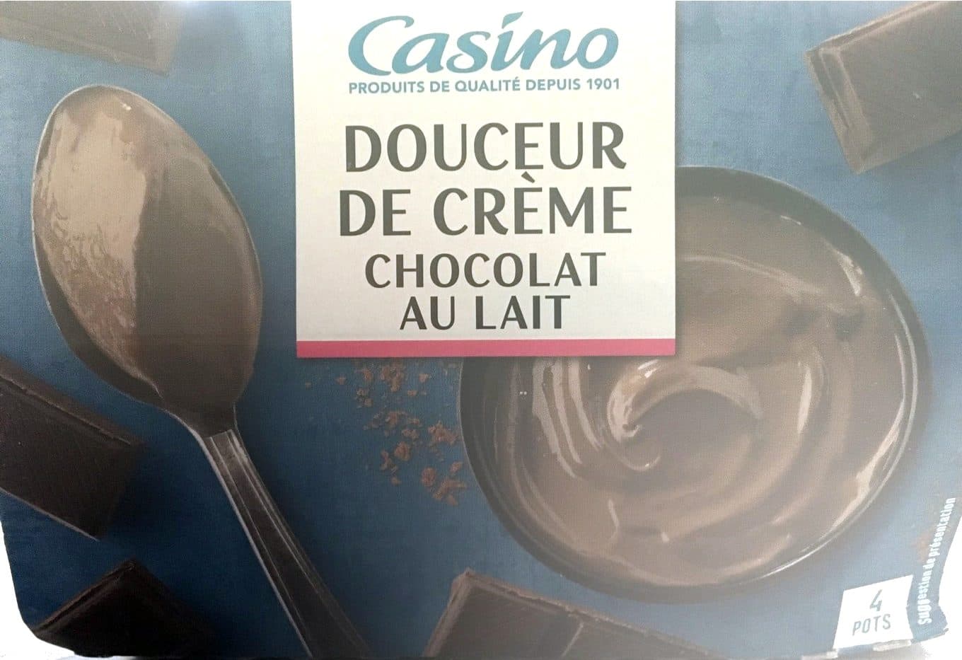 Casino Douceur de crème au chocolat au lait packshot