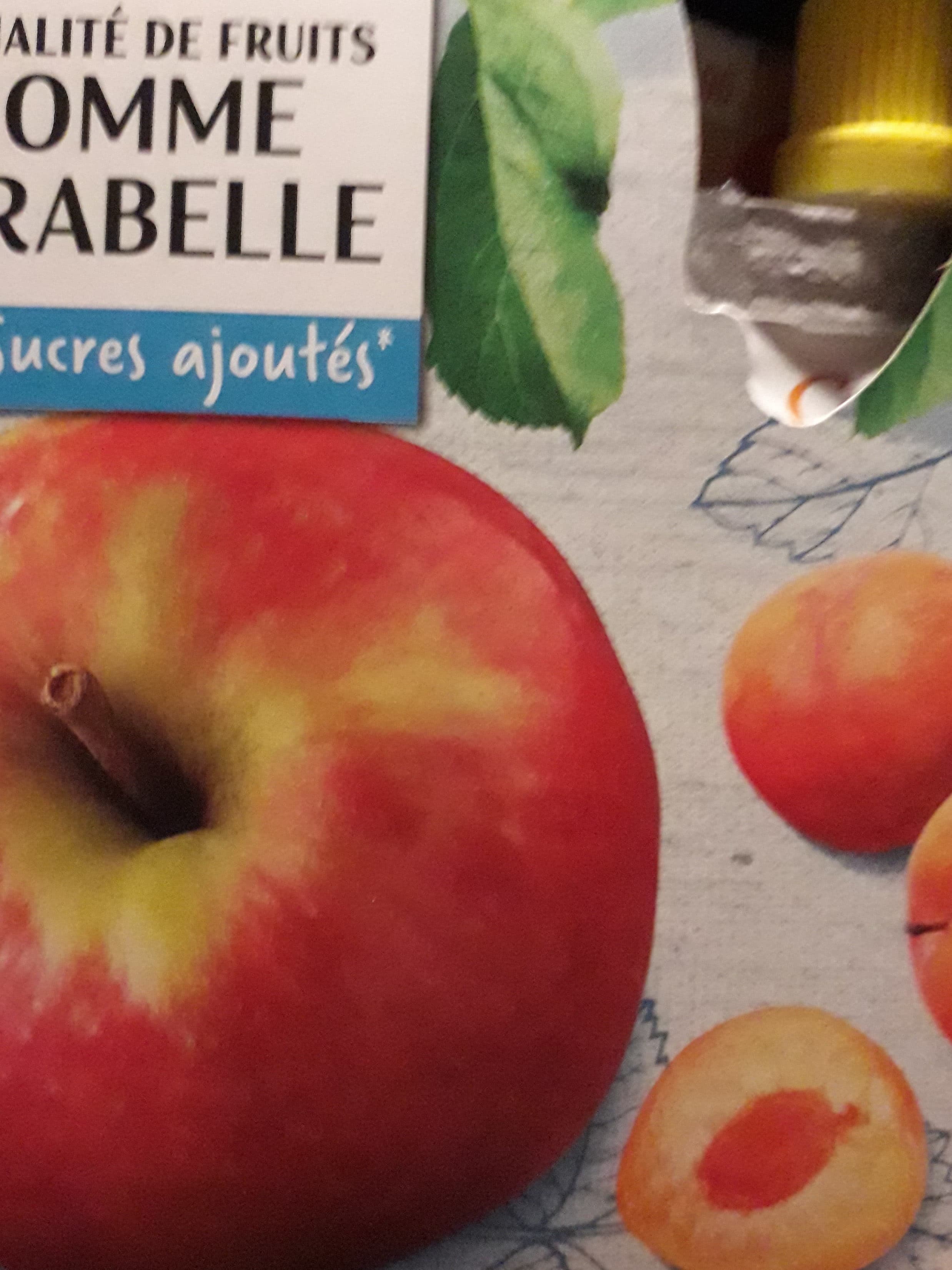 Casino Spécialité de fruits Pomme Mirabelle sans sucres ajoutés (contient des sucres naturellement présents dans les fruits) packshot