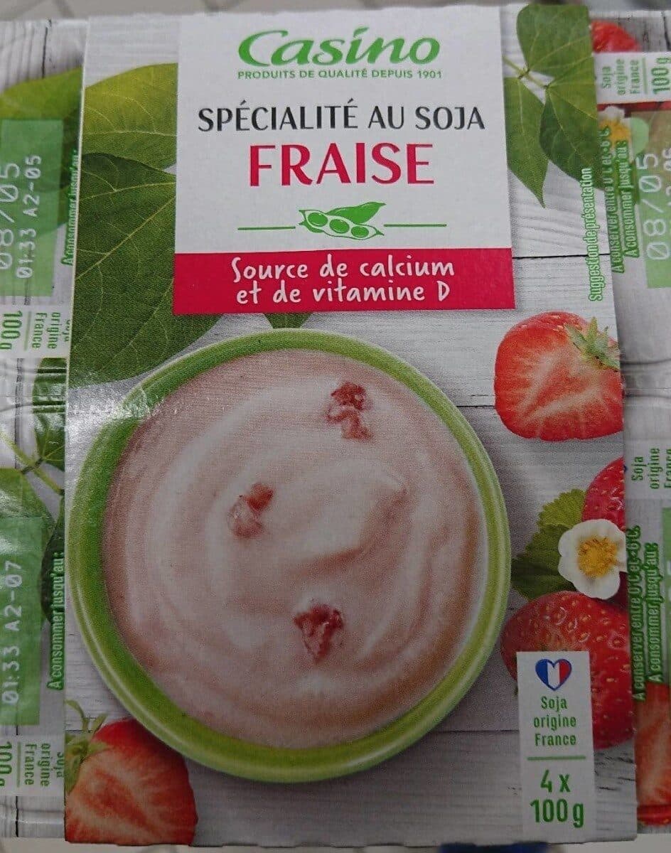 Casino Spécialité au soja fraise avec morceaux packshot