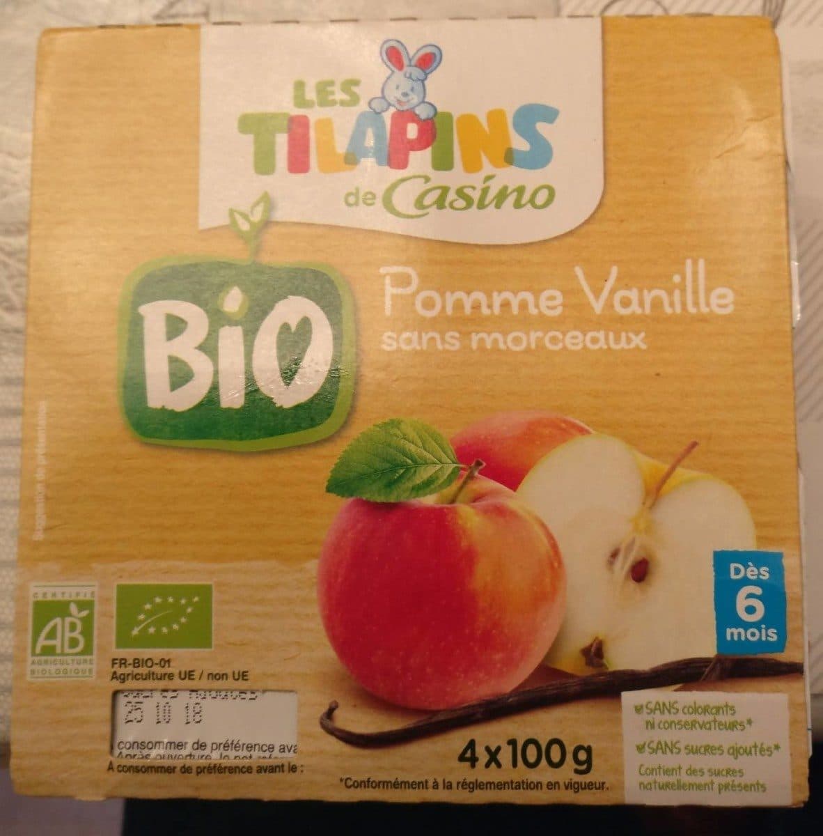 Casino Pomme et vanille sans morceaux packshot