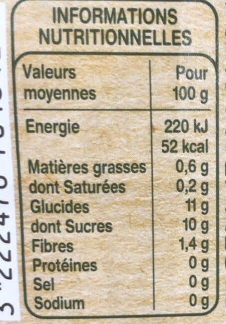Casino Pomme et vanille sans morceaux packshot