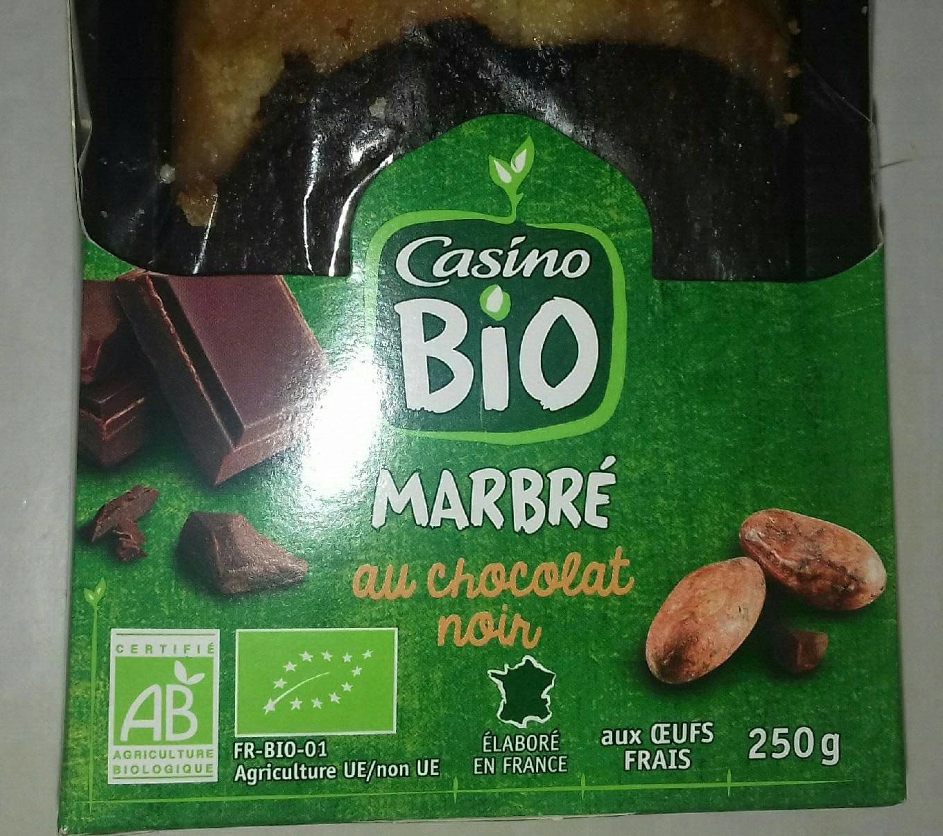 Casino Marbré au chocolat noir packshot