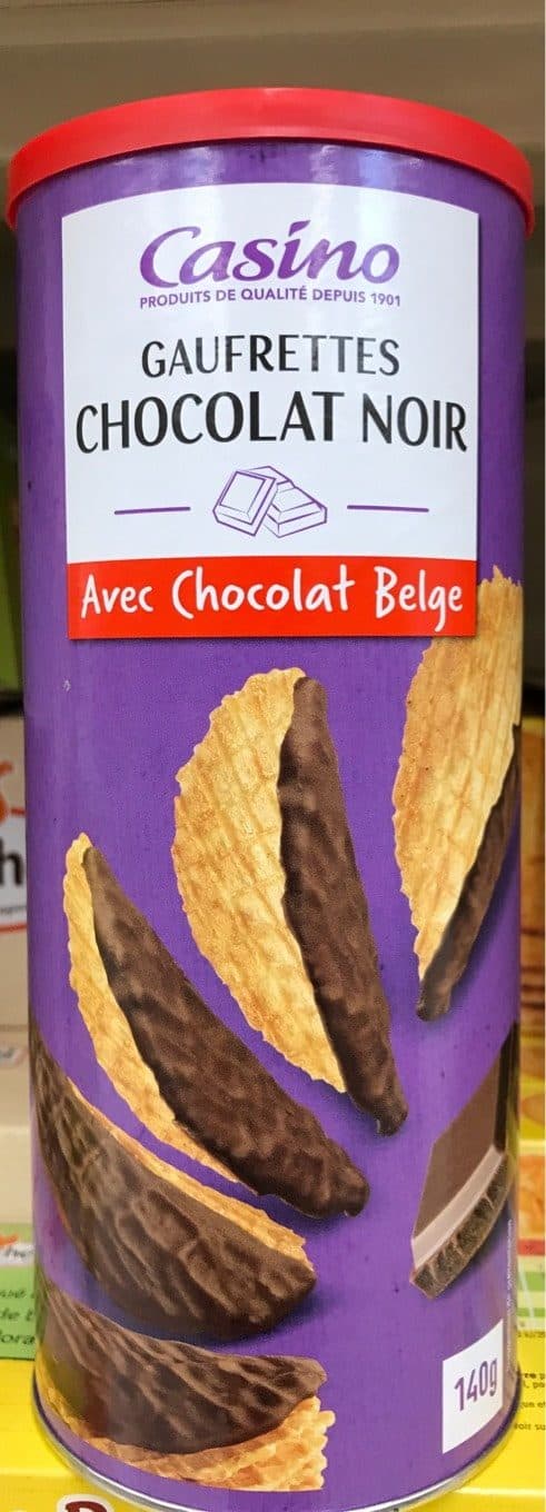 Casino Gaufrettes chocolat noir packshot