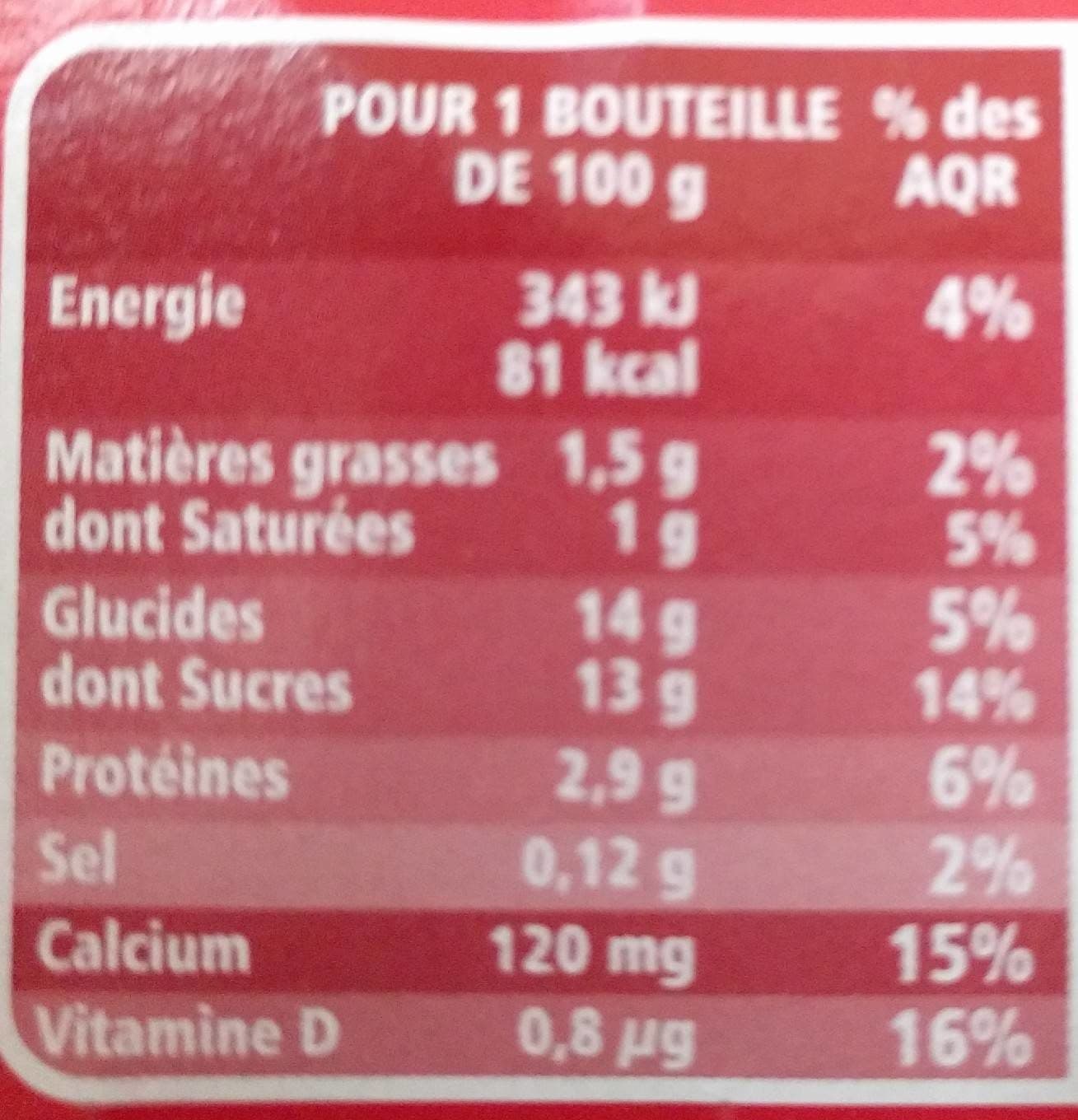 Casino Mini yaourt à boire saveur fraise 6x packshot