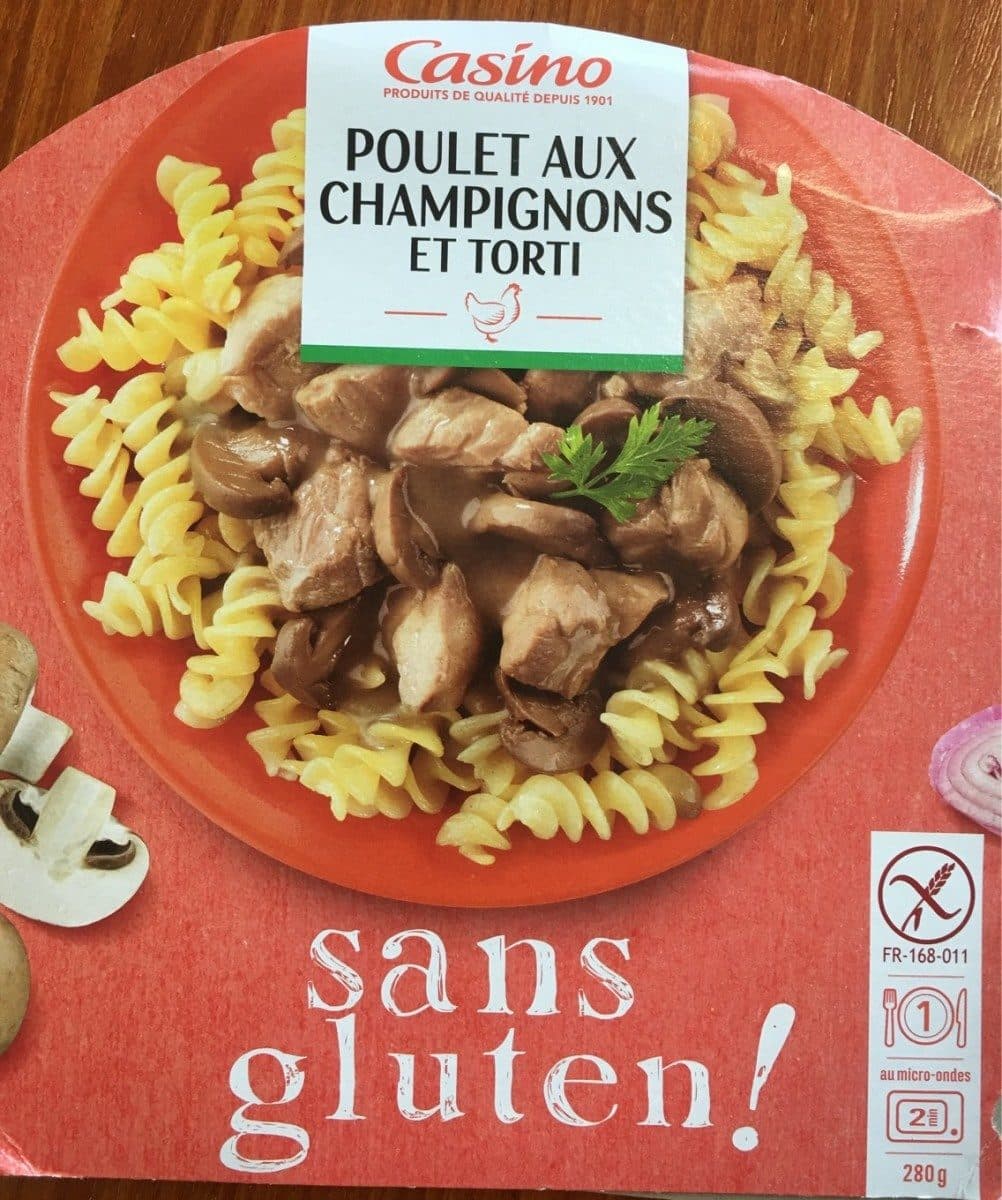 Casino Poulet aux champignons et torti packshot