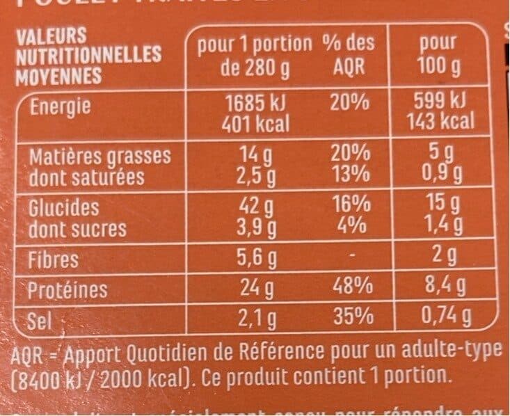 Casino Semoule Poulet et Petits Légumes sans gluten packshot