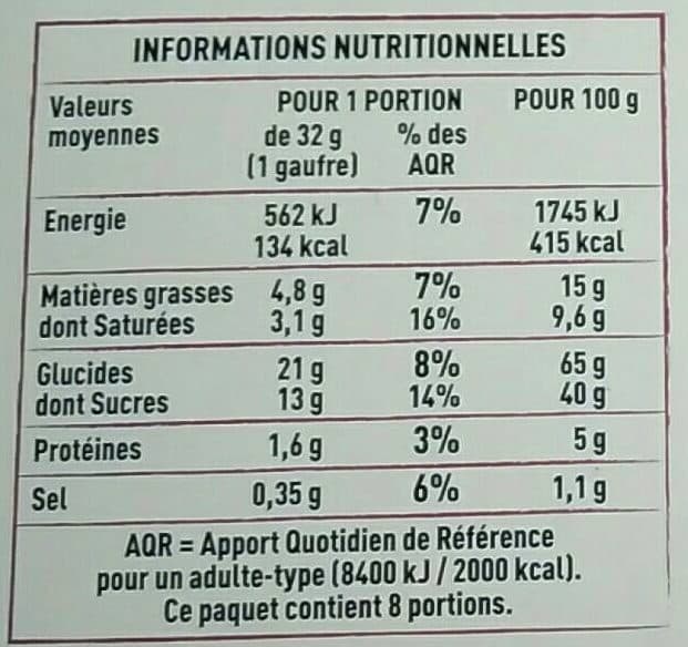 Casino Gaufres des Flandres fourrage à la vergeoise packshot