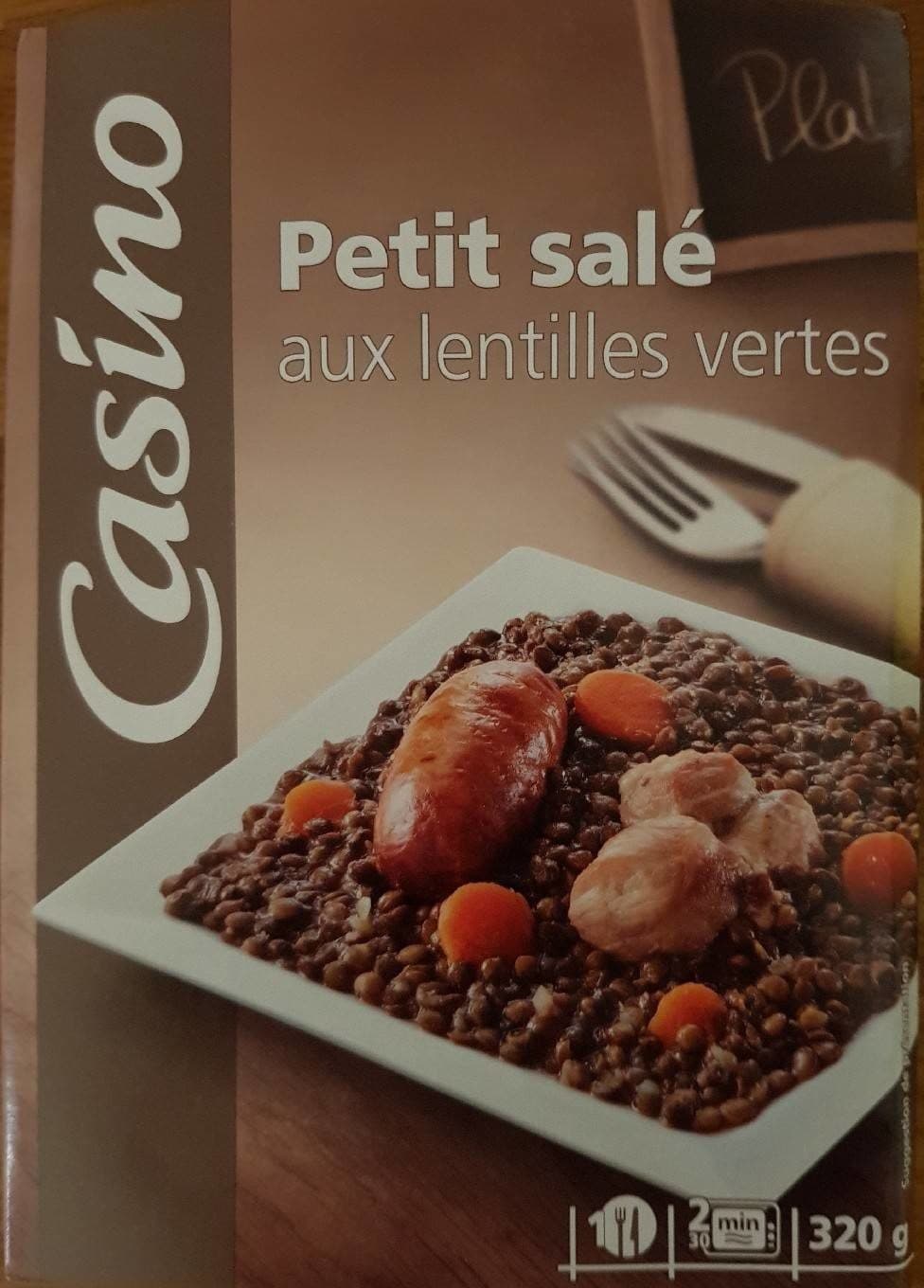 Casino Petit salé aux lentilles vertes packshot
