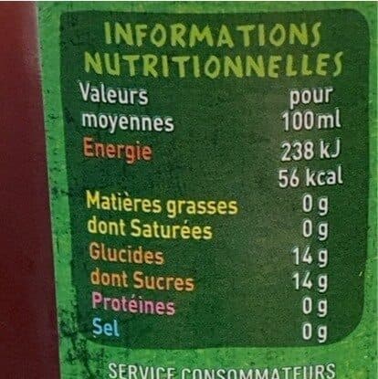 Casino 100% Pur Jus BIO Raisin Pomme Cranberry packshot