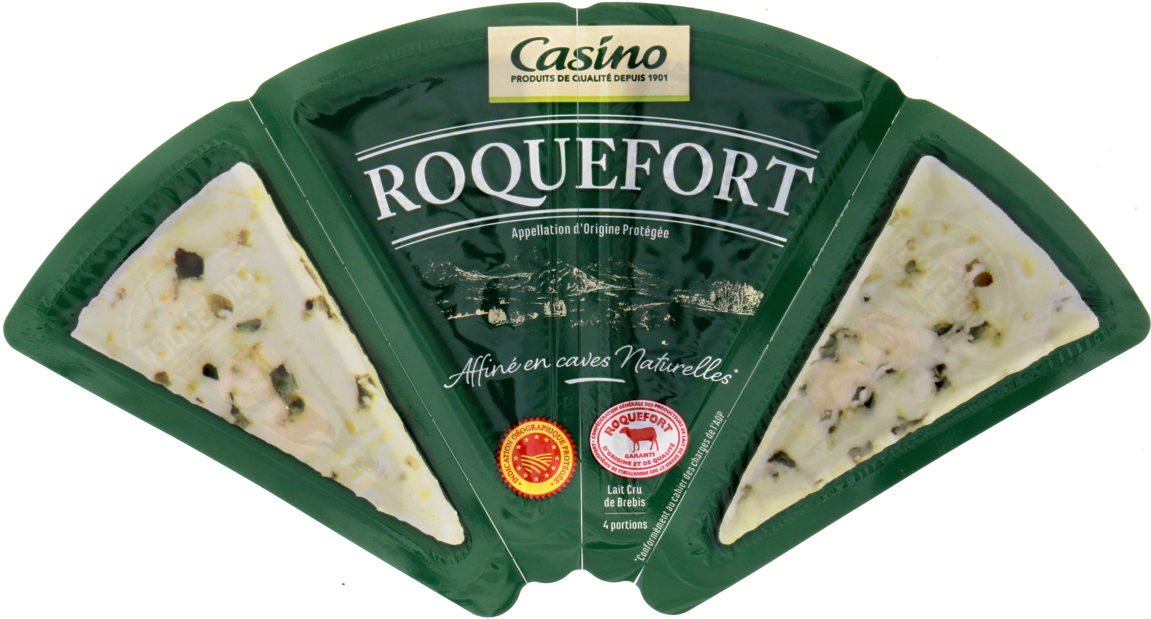 Casino ROQUEFORT 4 portions packshot