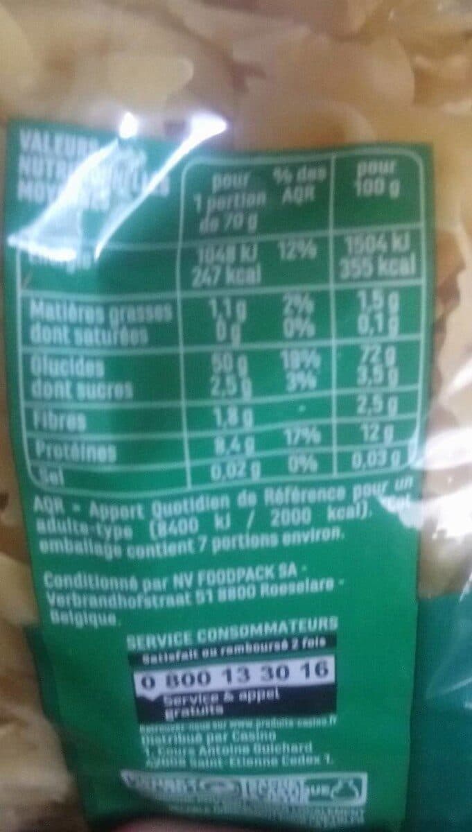 Casino Pâtes farfalles cuisson rapide packshot