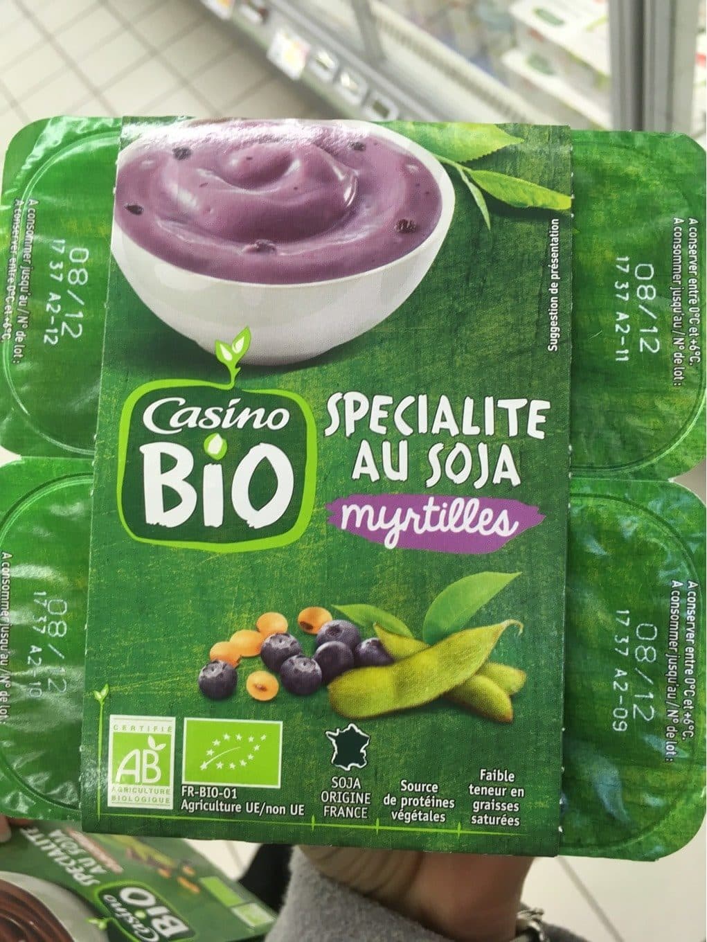 Casino Spécialité au soja myrtilles BIO packshot
