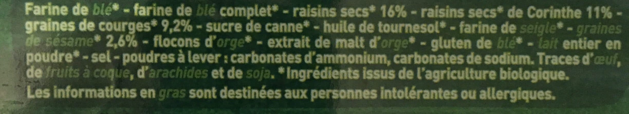 Casino Biscuits raisins, graines de courge, sésame packshot