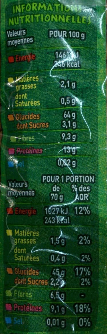 Casino Macaroni complètes bio packshot