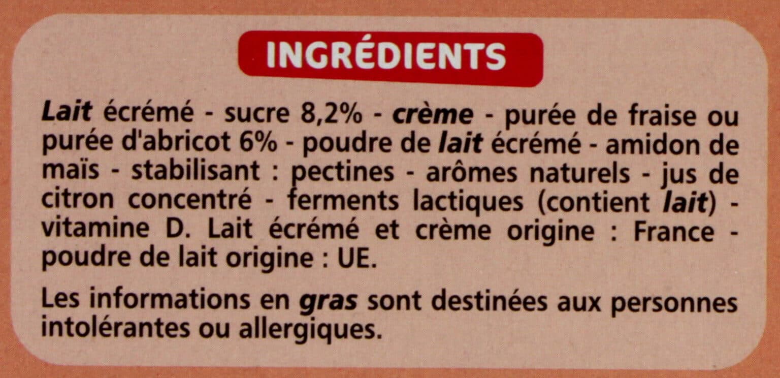 Les Doodingues Gourdes de yaourt - 3 fraise - abricot packshot