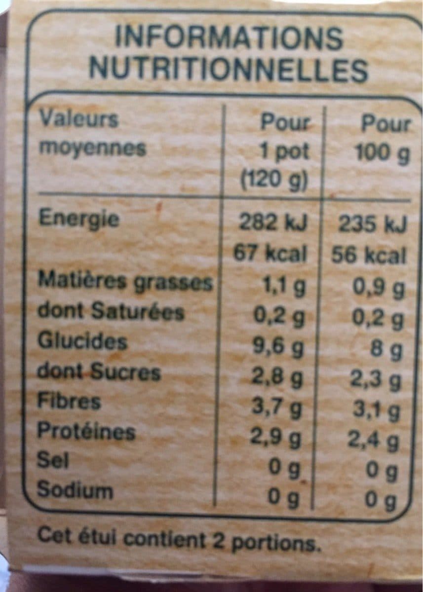 Casino Petits pois pommes de terre panais riz - Dès 4/6 moisBIO packshot