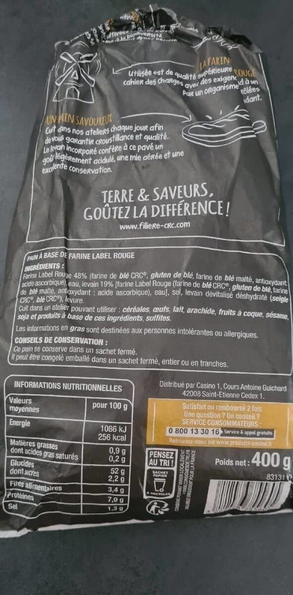 Casino Pavé à base de farine Label Rouge packshot